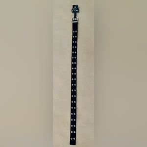 Art Class Girls Kids Juniors Black canvas with rivets Belt NWT Size XL